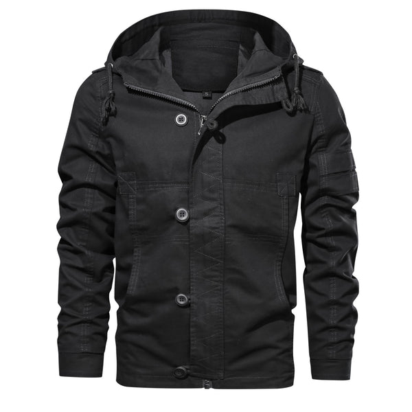 Chaqueta Técnica Acolchada con Capucha para Hombre
