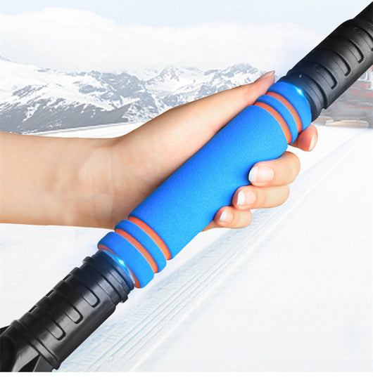 Raspador de Hielo y Cepillo de Nieve Extensible para Auto con Mango de Espuma - Image 9