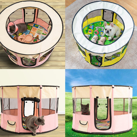 Casa Desmontable para Mascotas con Tela Oxford - Corral Portátil para Perros y Gatos - Image 12