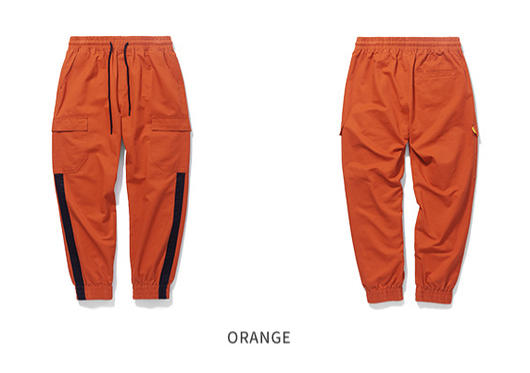 Pantalón Cargo Ancho con Costuras de Contraste y Cintura Ajustable - Image 15