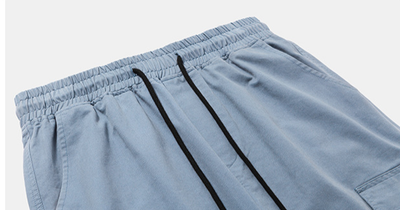 Pantalón Cargo Ancho con Costuras de Contraste y Cintura Ajustable - Image 31