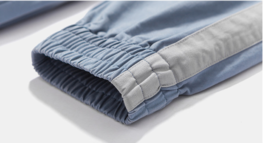 Pantalón Cargo Ancho con Costuras de Contraste y Cintura Ajustable - Image 34