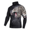 Playera Deportiva Compresión 3D para Hombre con Máscara Integrada