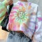 Sudadera Suelta Tie-Dye Cuello Redondo Manga Larga