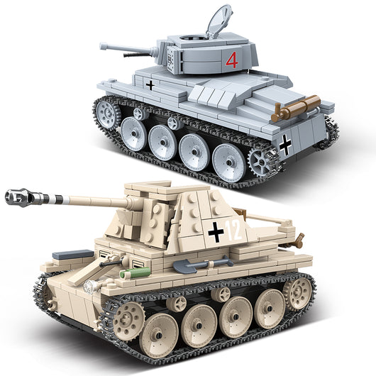 Tanque Ligero LT-38 WWII - Juego de Bloques de Construcción para Niños - Image 10