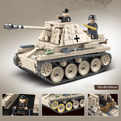 Tanque Ligero LT-38 WWII - Juego de Bloques de Construcción para Niños - Image 2