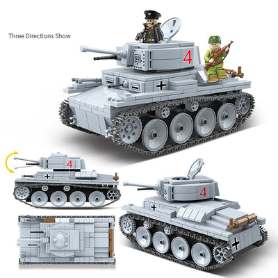 Tanque Ligero LT-38 WWII - Juego de Bloques de Construcción para Niños - Image 6