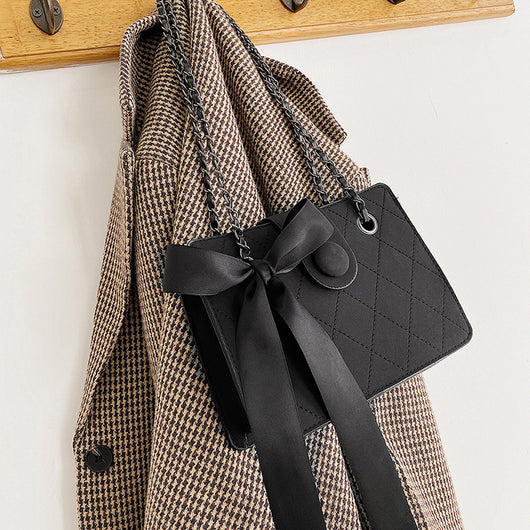 Bolso Bandolera de Cadena Texturizada para Mujer - Image 9