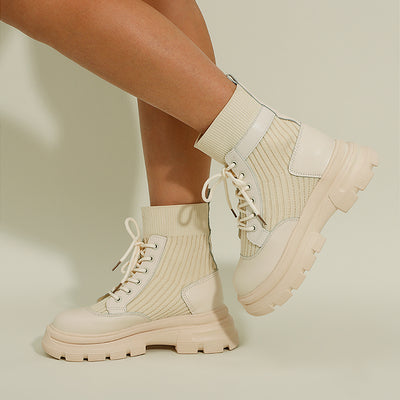 Botas Martin de Estilo Británico con Plataforma Elevada - Image 3