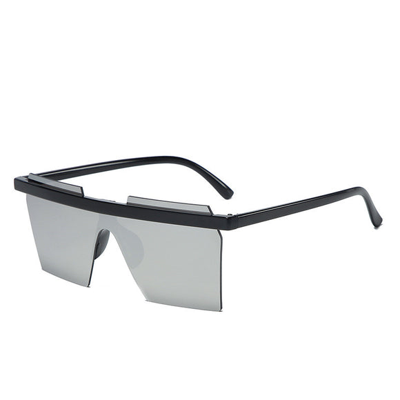 Gafas de Sol Montura Única con Detalles Elegantes