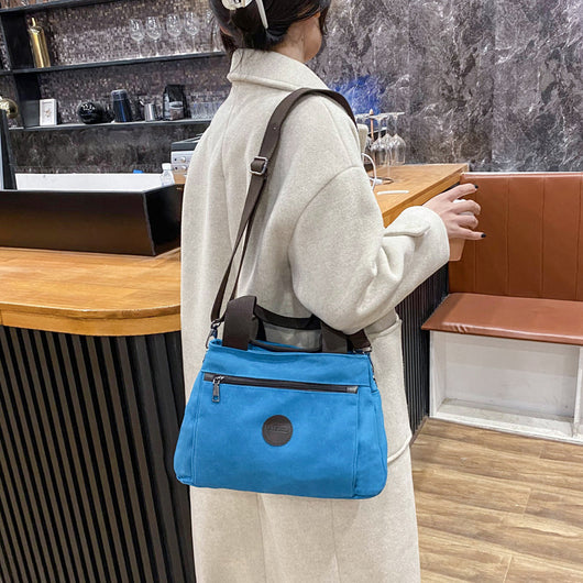 Bolsa de Viaje Retro Canvas con Gran Capacidad - Image 6