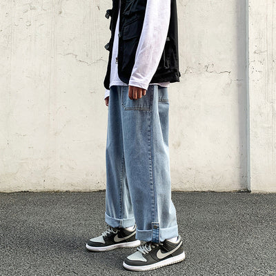 Jeans Casuales Rectos Cropped para Hombre - Image 5