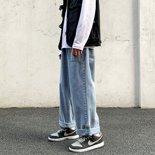 Jeans Casuales Rectos Cropped para Hombre - Image 5