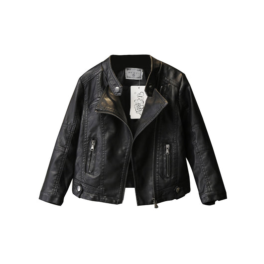 Chaquetas de Cuero Cálidas y Trendy para Niños y Niñas - Image 10