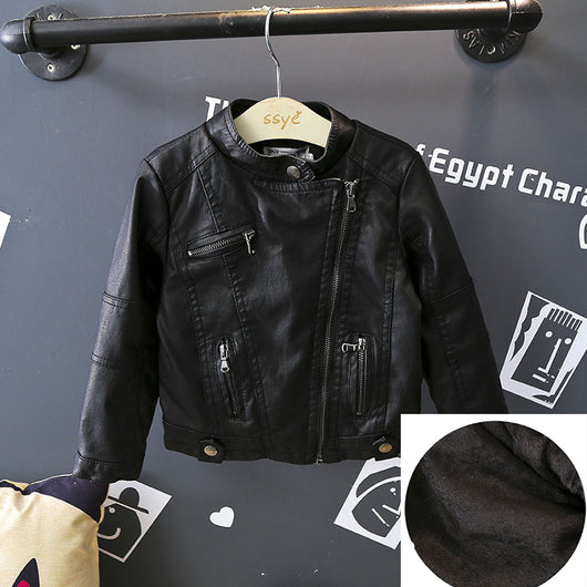Chaquetas de Cuero Cálidas y Trendy para Niños y Niñas - Image 5