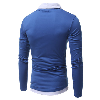 Camiseta Manga Larga Slim Fit con Cuello de Pila para Hombre - Image 19