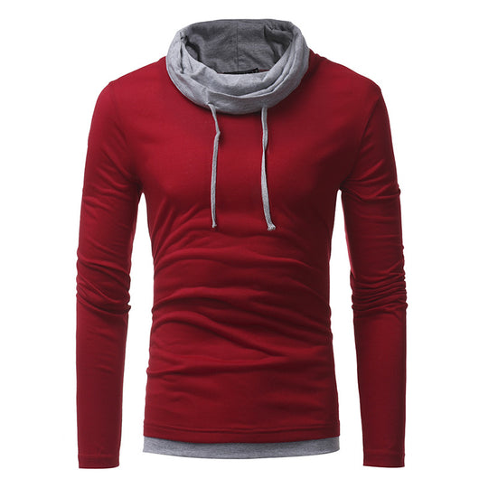 Camiseta Manga Larga Slim Fit con Cuello de Pila para Hombre - Image 3