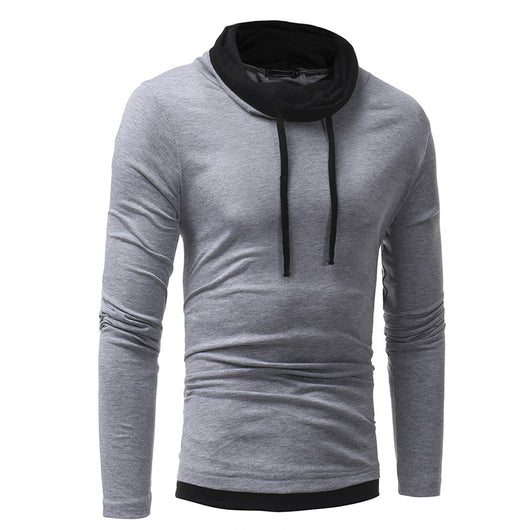 Camiseta Manga Larga Slim Fit con Cuello de Pila para Hombre - Image 11