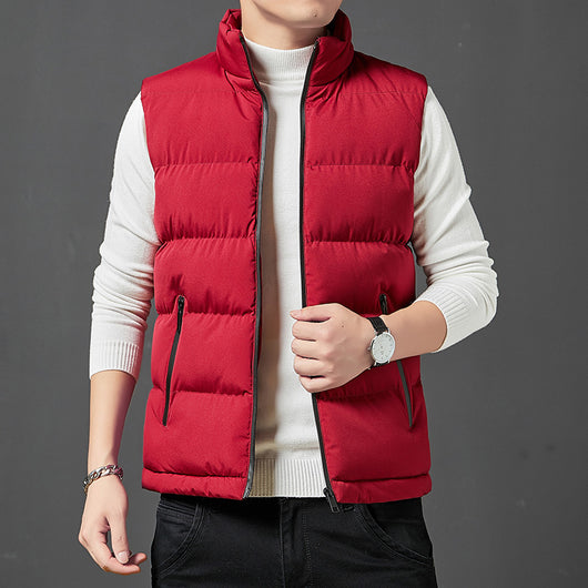 Chaleco Acolchado Slim Fit de Algodón Cálido para Hombre - Image 11