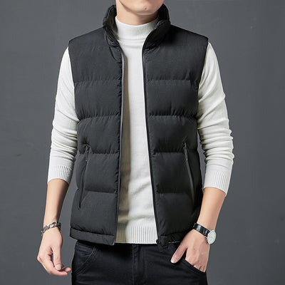 Chaleco Acolchado Slim Fit de Algodón Cálido para Hombre - Image 5