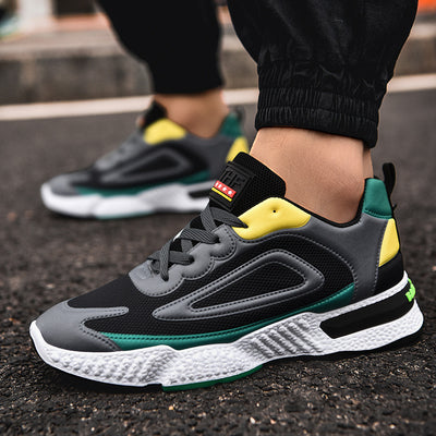 Zapatos Deportivos Hombre Tejido Volador Diseño Multicolor - Image 11