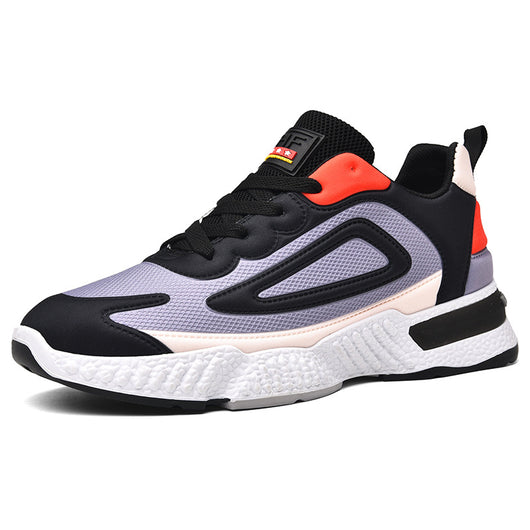 Zapatos Deportivos Hombre Tejido Volador Diseño Multicolor