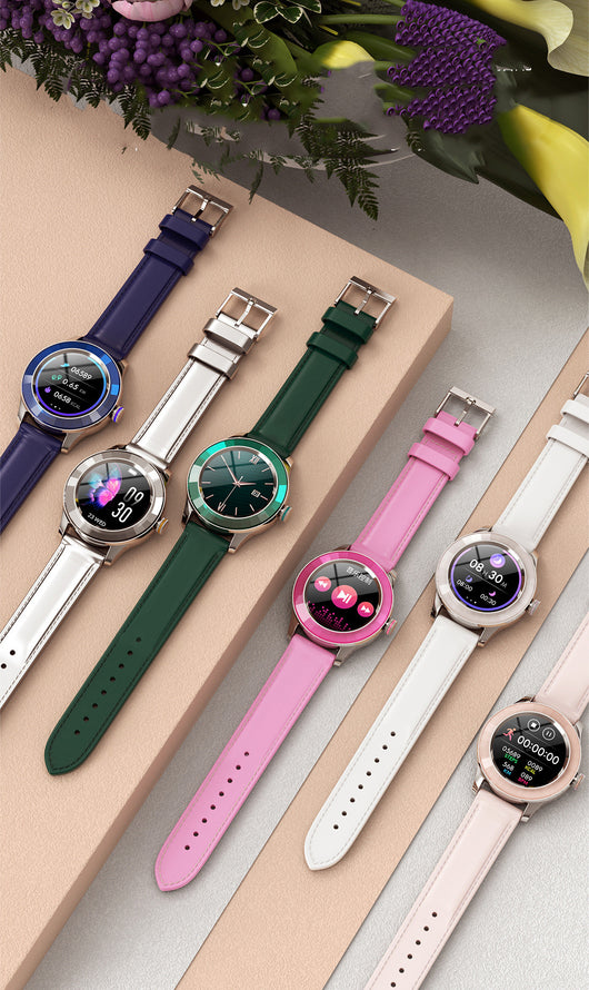 Reloj Inteligente Femenino Redondo con Pantalla Táctil y Resistencia al Agua IP67 - Image 17