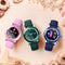 Smartwatch Feminino Redondo com Tela Sensível ao Toque e Resistência à Água IP67