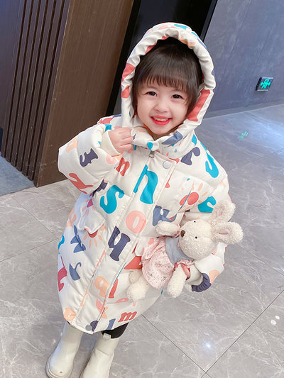 Ropa Infantil Estilo Occidental con Acolchado de Algodón para Niñas - Image 5