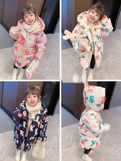 Ropa Infantil Estilo Occidental con Acolchado de Algodón para Niñas - Image 6