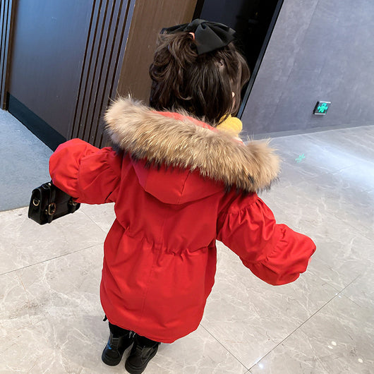 Abrigo Tipo Western para Niños - Parka de Algodón Largo - Image 4