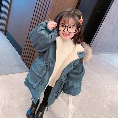 Abrigo Tipo Western para Niños - Parka de Algodón Largo - Image 3