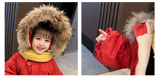 Abrigo Tipo Western para Niños - Parka de Algodón Largo - Image 5