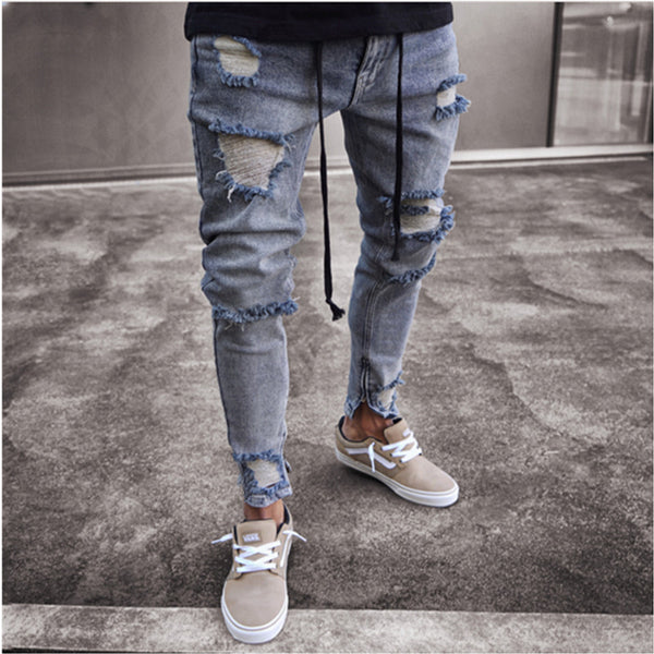 Pantalones Deportivos Elásticos con Cierre para Hombre