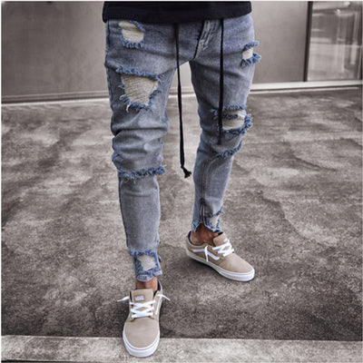 Pantalones Deportivos Elásticos con Cierre para Hombre