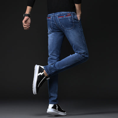Jeans Rectos Casuales Versátiles para Hombre - Image 10