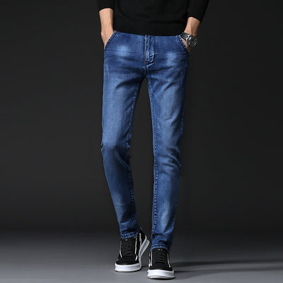 Jeans Rectos Casuales Versátiles para Hombre - Image 11