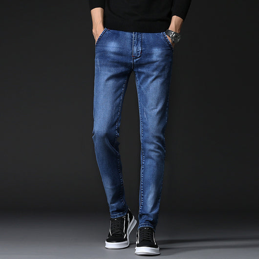 Jeans Rectos Casuales Versátiles para Hombre - Image 11