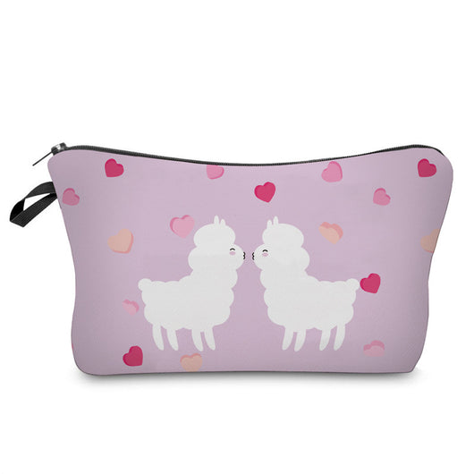 Bolsa Organizadora Multiusos Alpaca Llama con Impresión 3D para Mujeres - Image 2