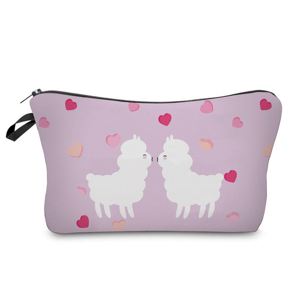 Bolsa Organizadora Multiusos Alpaca Llama con Impresión 3D para Mujeres