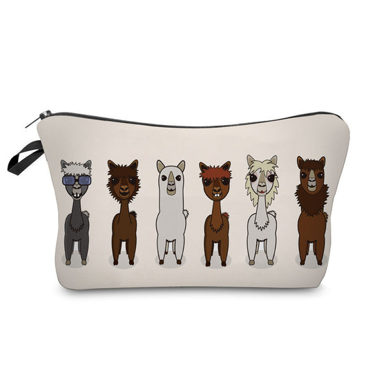 Bolsa Organizadora Multiusos Alpaca Llama con Impresión 3D para Mujeres - Image 4