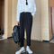 Pantalones de Traje Sueltos Corte Cropped para Hombre