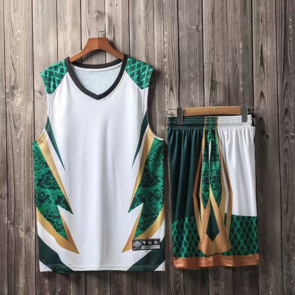 Conjunto Deportivo de Baloncesto Estampado Premium para Hombre