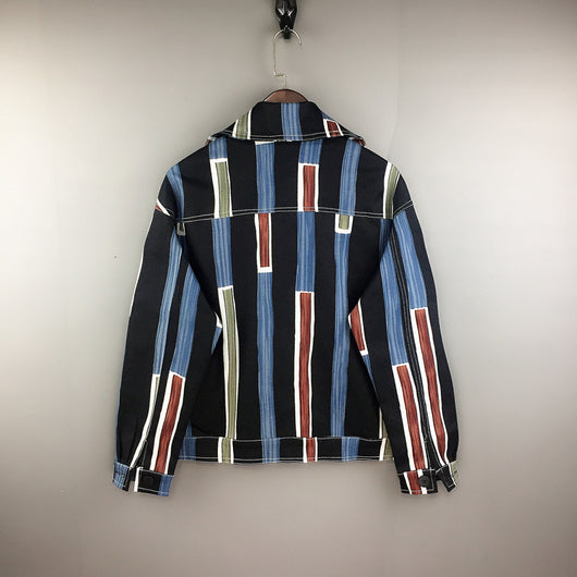 Saco Rayado Slim Fit con Solapa para Hombre - Image 12