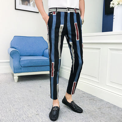 Saco Rayado Slim Fit con Solapa para Hombre - Image 14