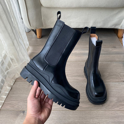 Botas Martin Plataforma Estilo British Motorcycle - Image 6
