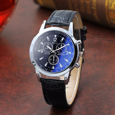 Reloj de Cuarzo para Hombre con Cristal Azul - Elegancia Moderna - Image 6