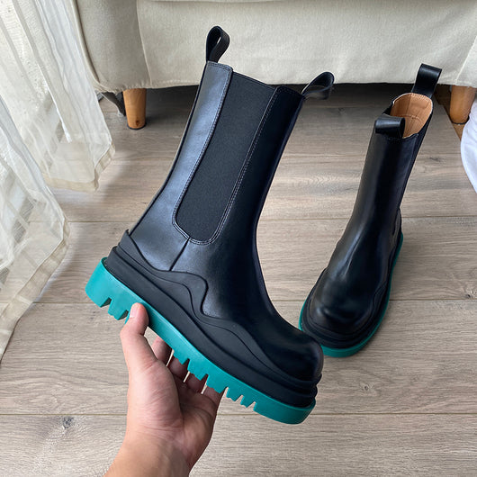 Botas Martin Plataforma Estilo British Motorcycle - Image 9