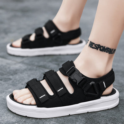 Sandalias Hombre Verano Suela Gruesa Antideslizante Estilo Coreano Playa - Image 11