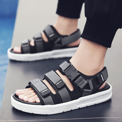 Sandalias Hombre Verano Suela Gruesa Antideslizante Estilo Coreano Playa - Image 3